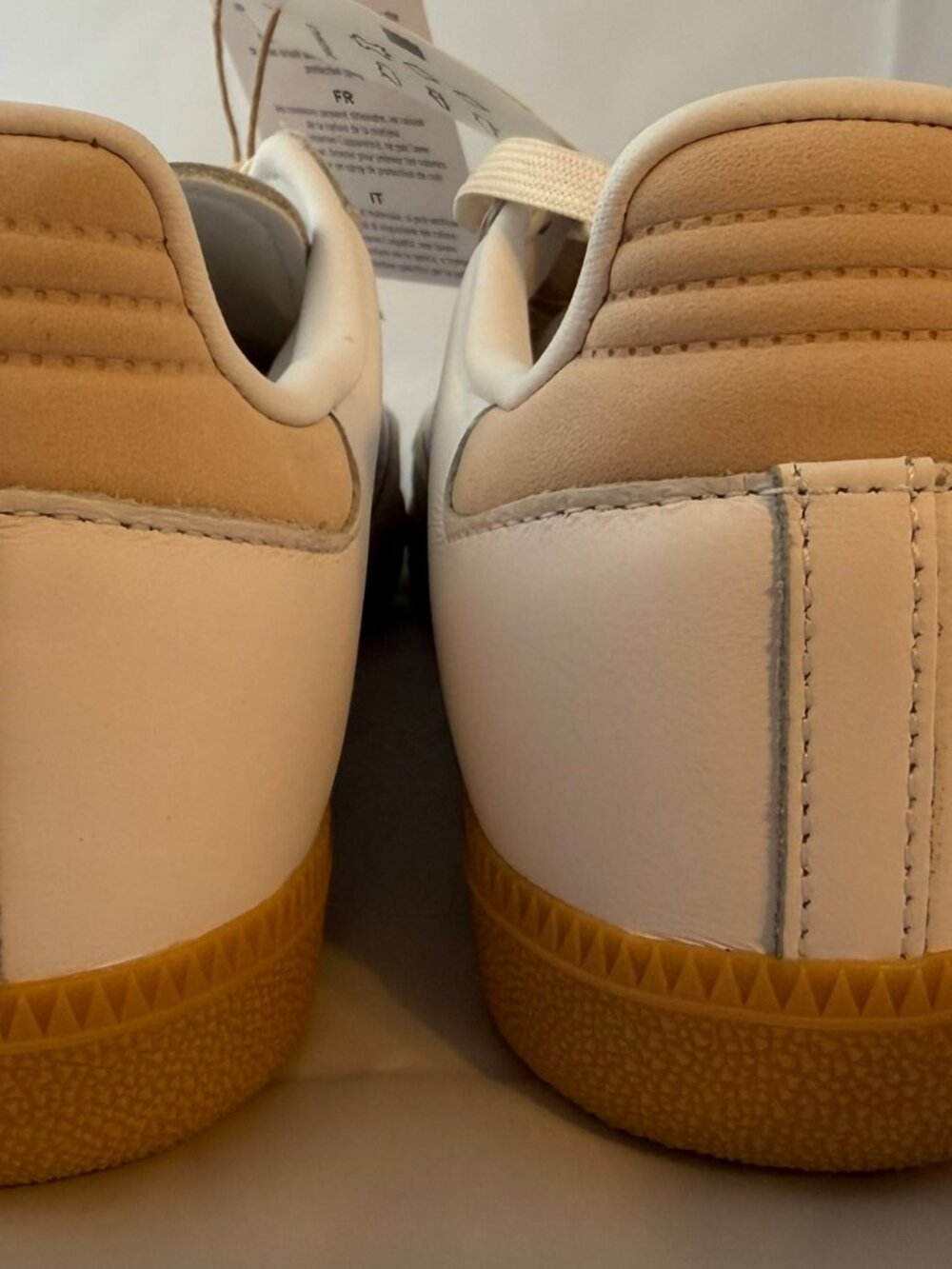 adidas Women's Samba OG Shoes, Off White / Sandy Pink / Gum, Women Size 6.5 NIB - Picture 5 of 8